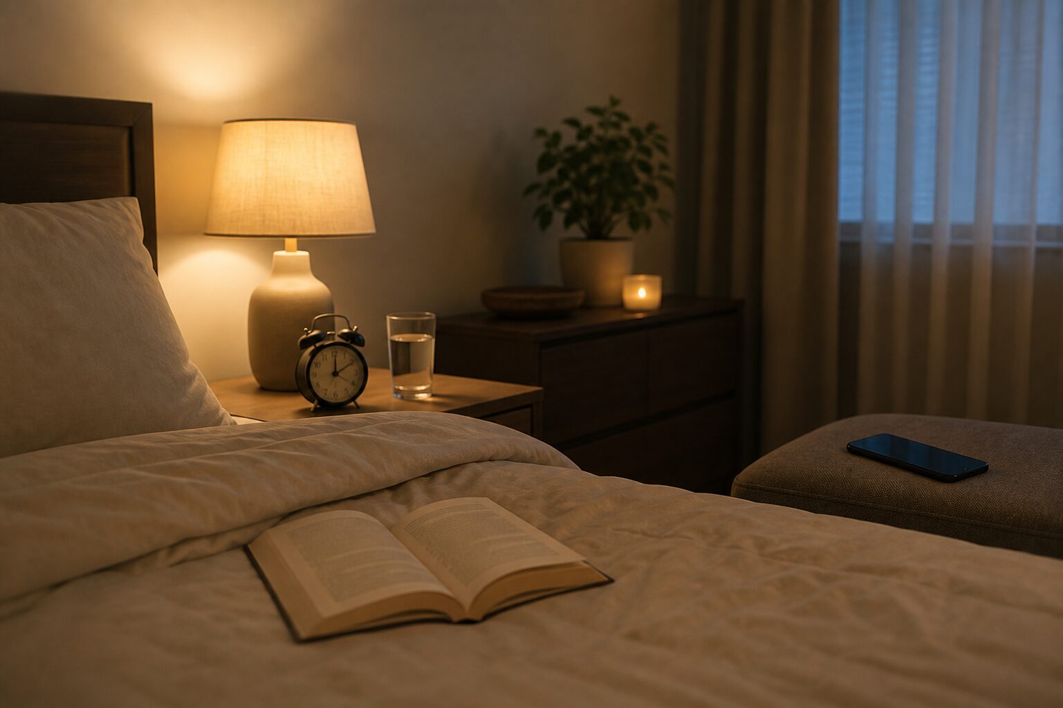 睡眠と休養を整えるための寝室環境