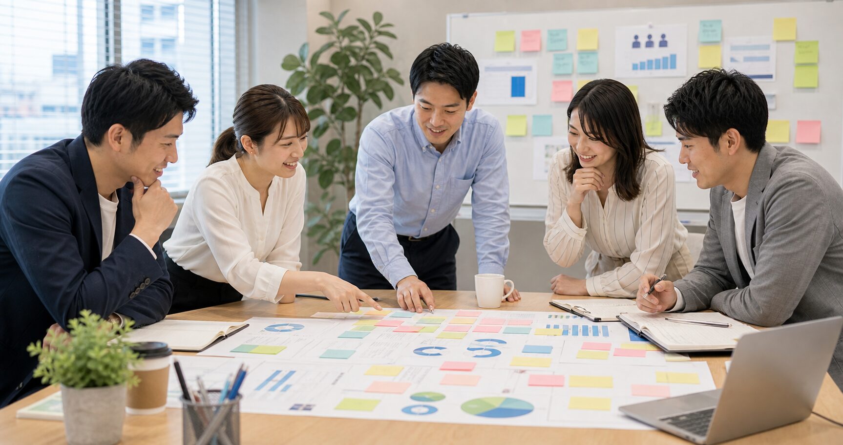 認定取得だけを目的にせず職場改善を話し合う様子