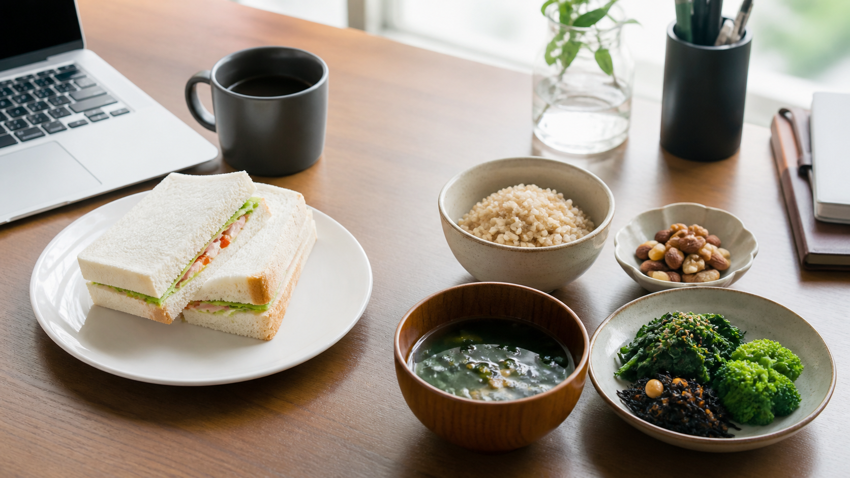 精製された主食中心の食事とミネラルを含む食事